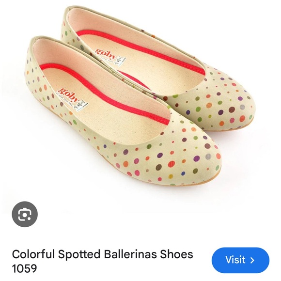 Goby Shoes - Goby Colorful Spotted Women's Flats